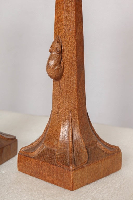 mouseman table lamp for sale