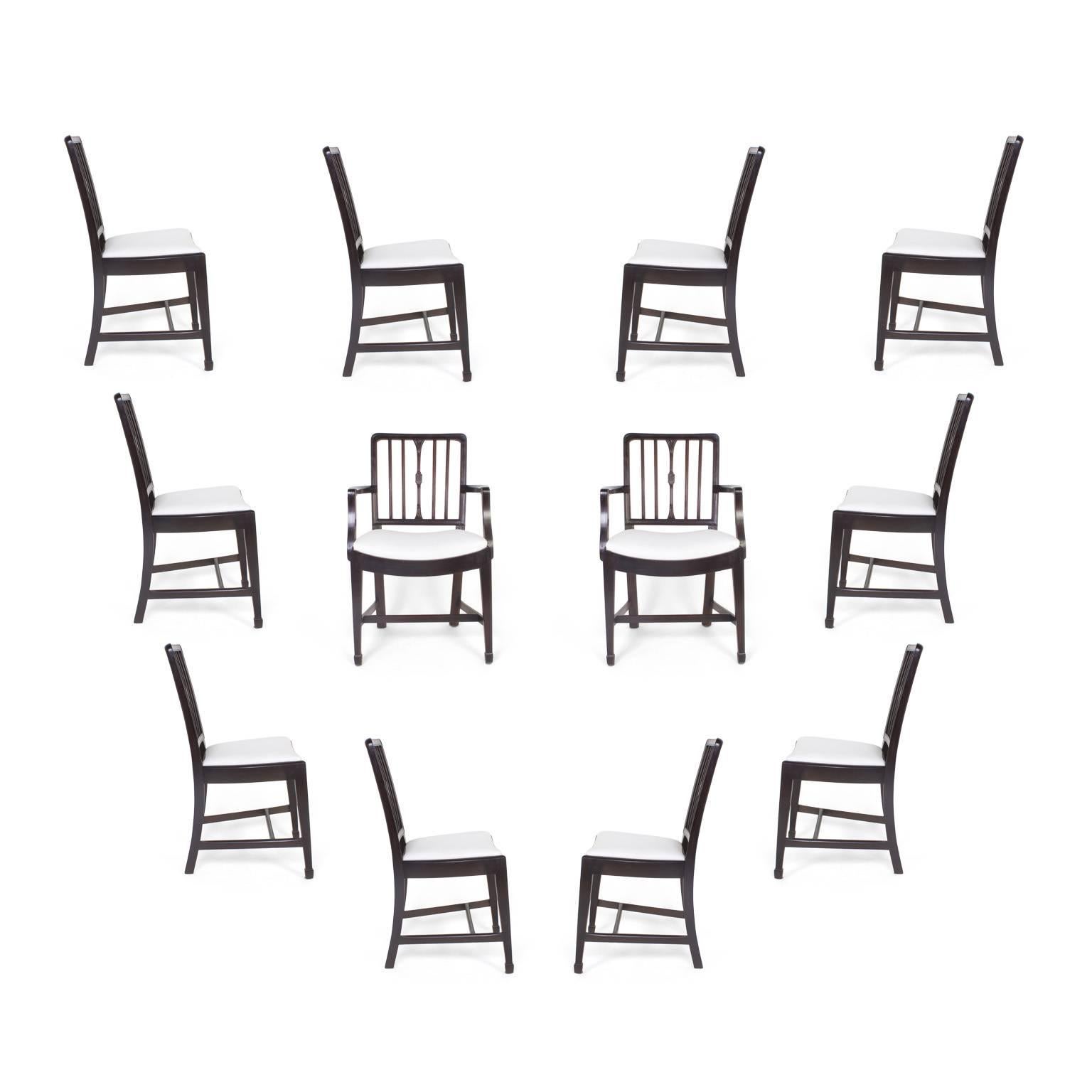 Set of Georgian Style Dining Chairs