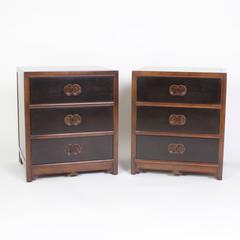 Pair of Nightstands, Michael Taylor for Baker