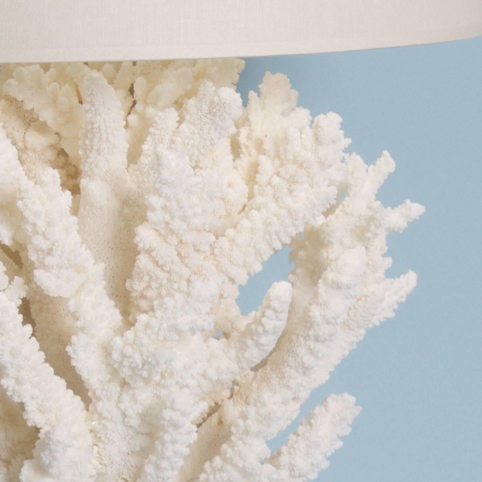 Pair of Sculptural Branch Coral Table Lamps In Excellent Condition In Palm Beach, FL