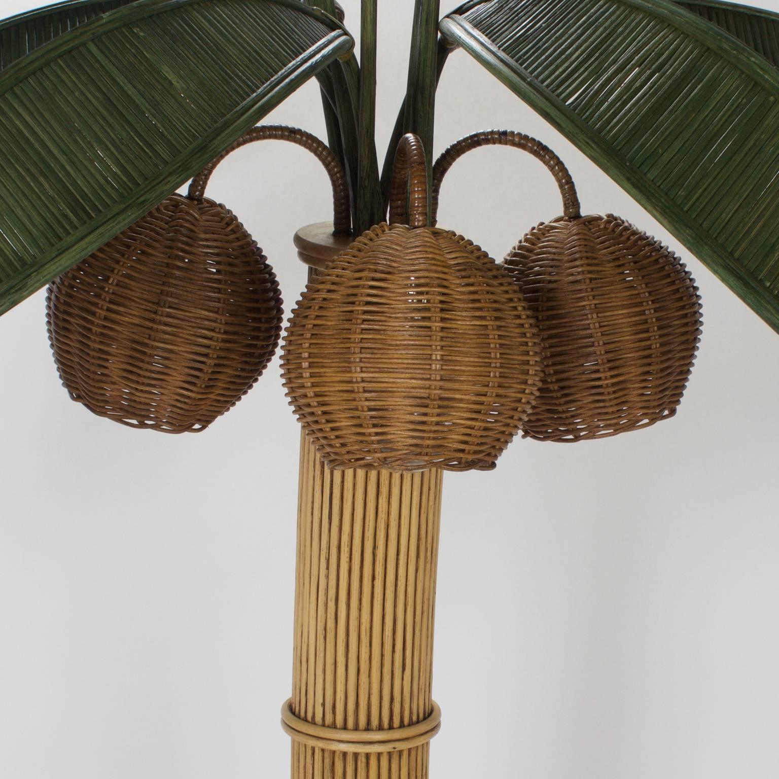 stylized palm trees