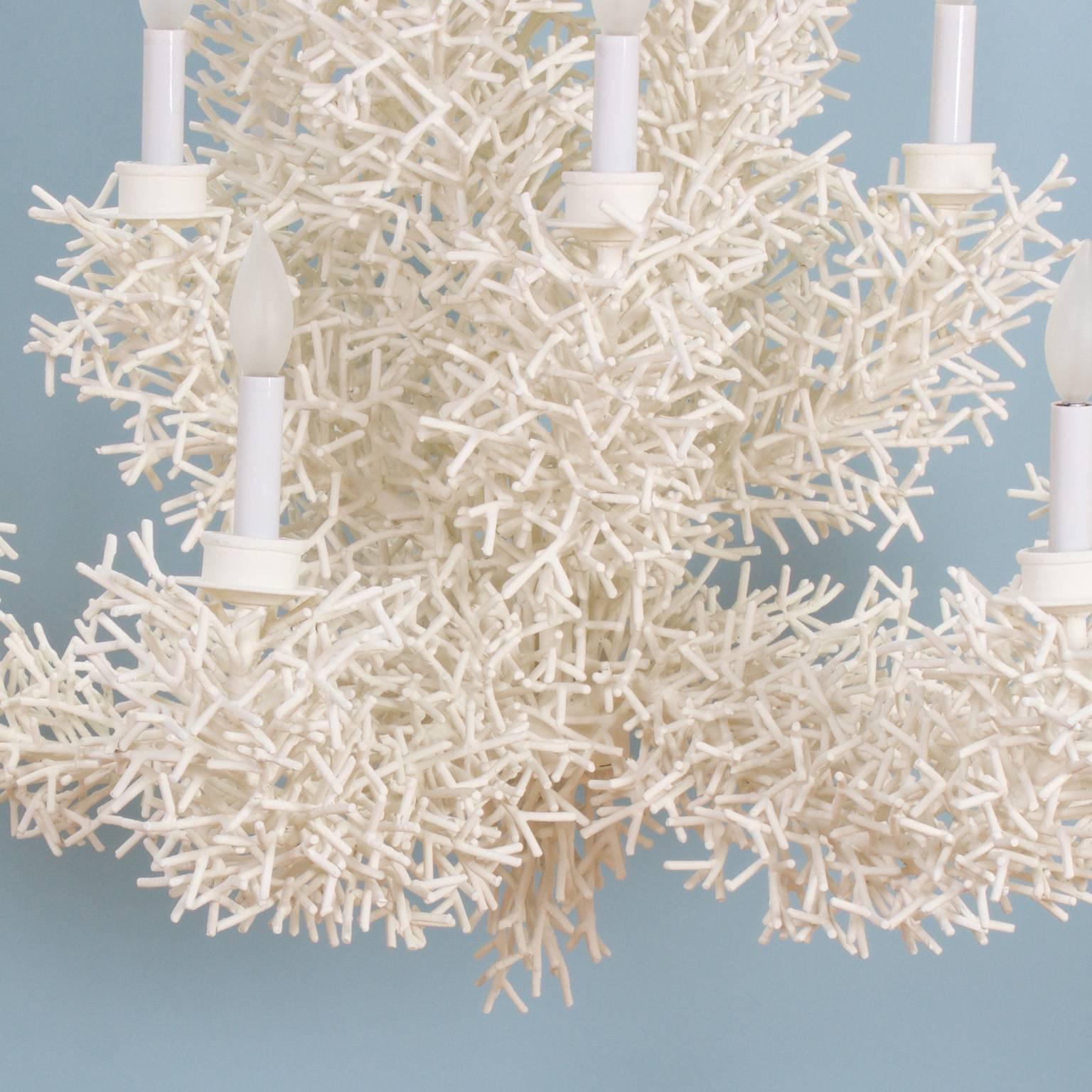 coral reef chandelier