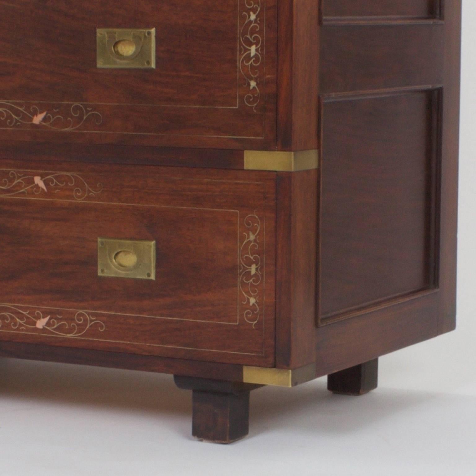Campaign Style Gentleman's Chest of Drawers 1