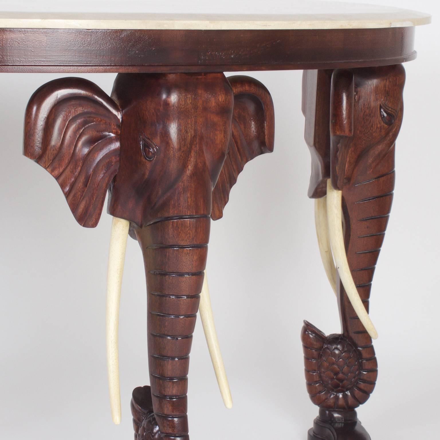 maitland smith elephant table