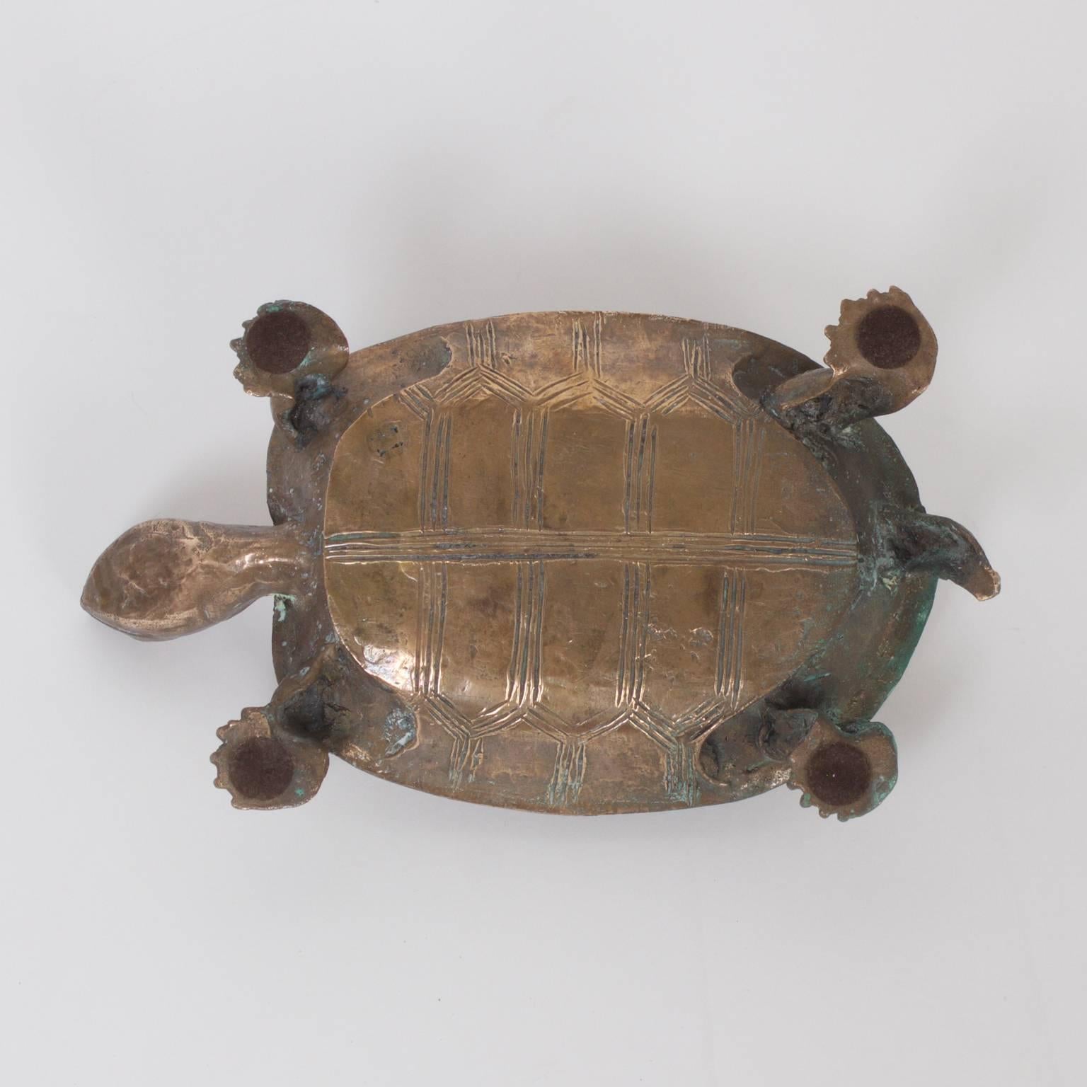 Early 20th Century Bronze Turtle 1