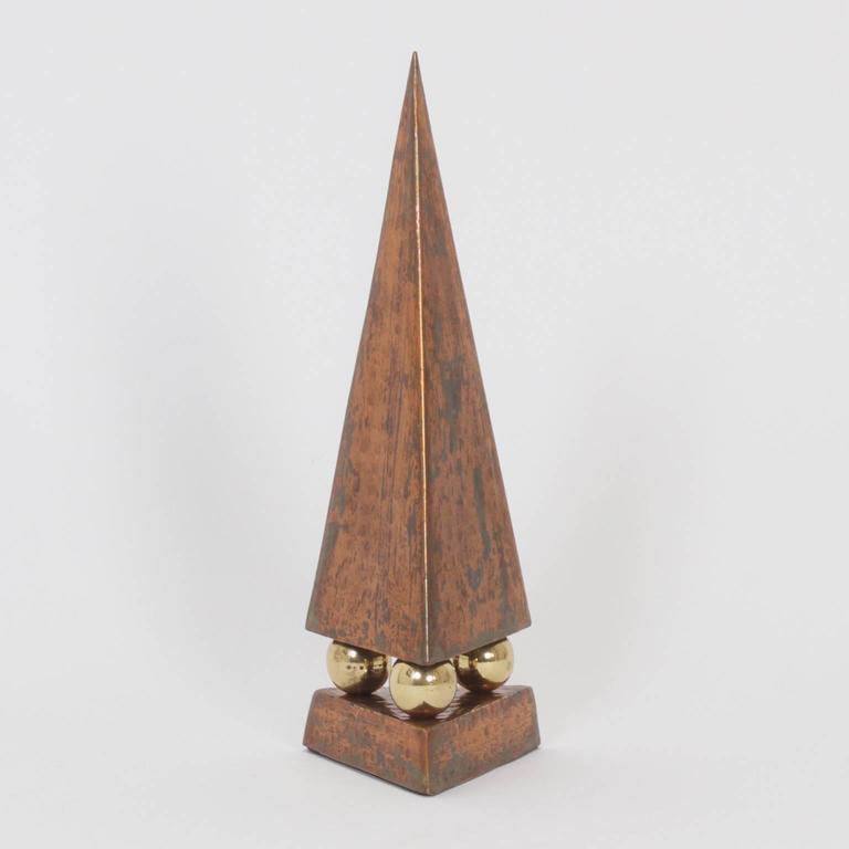 Pair of Mid-Century Obelisks For Sale at 1stDibs