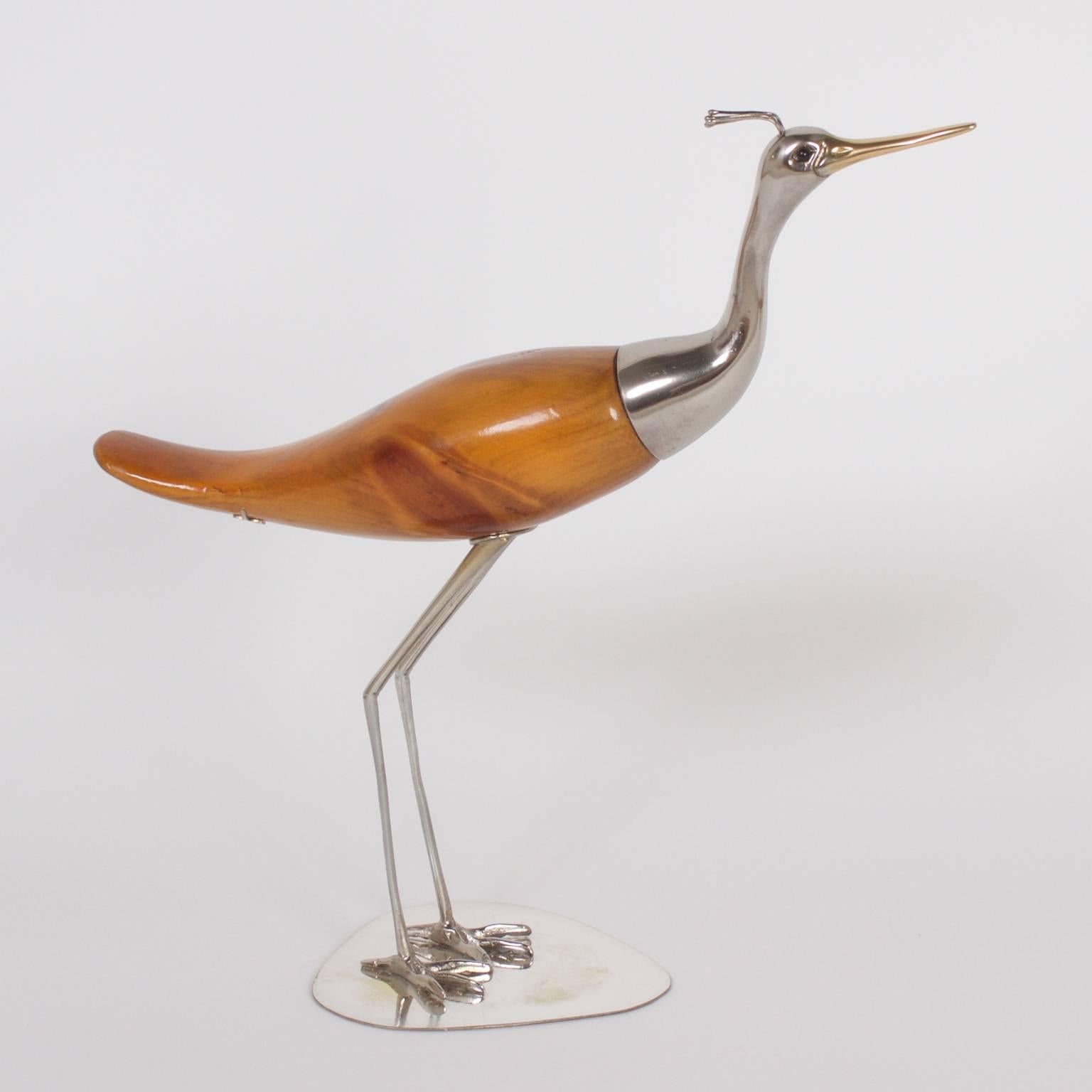 modern bird sculpture
