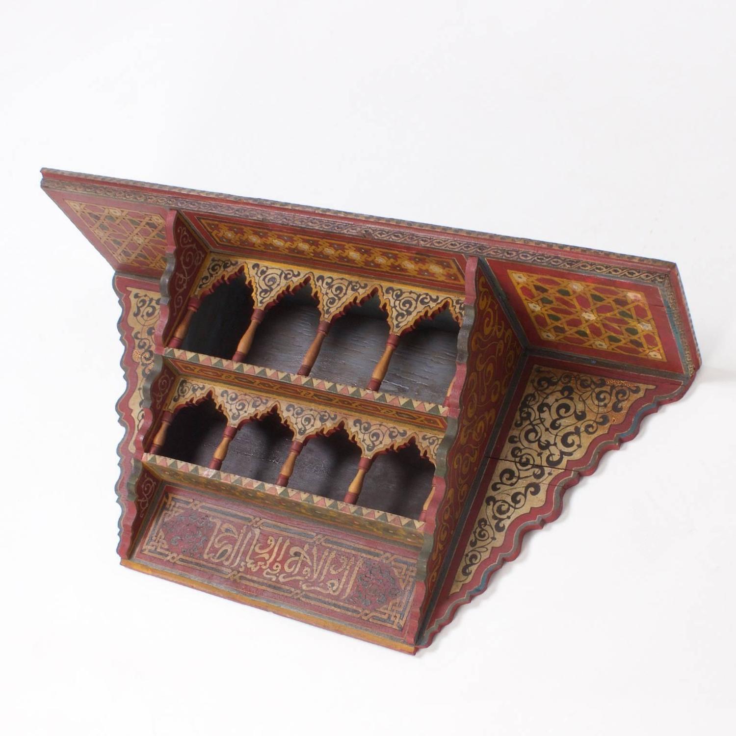 Early 20th Century Moroccan Wall Shelf For Sale at 1stdibs
