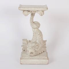 Antique Carved Dolphin Fish Tables