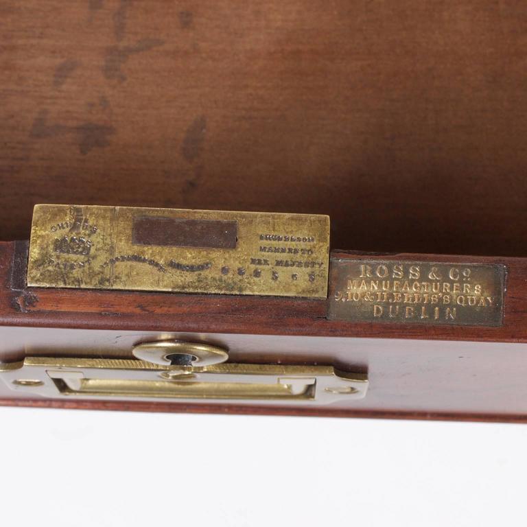 Rare Antique Irish Mahogany Desk at 1stDibs