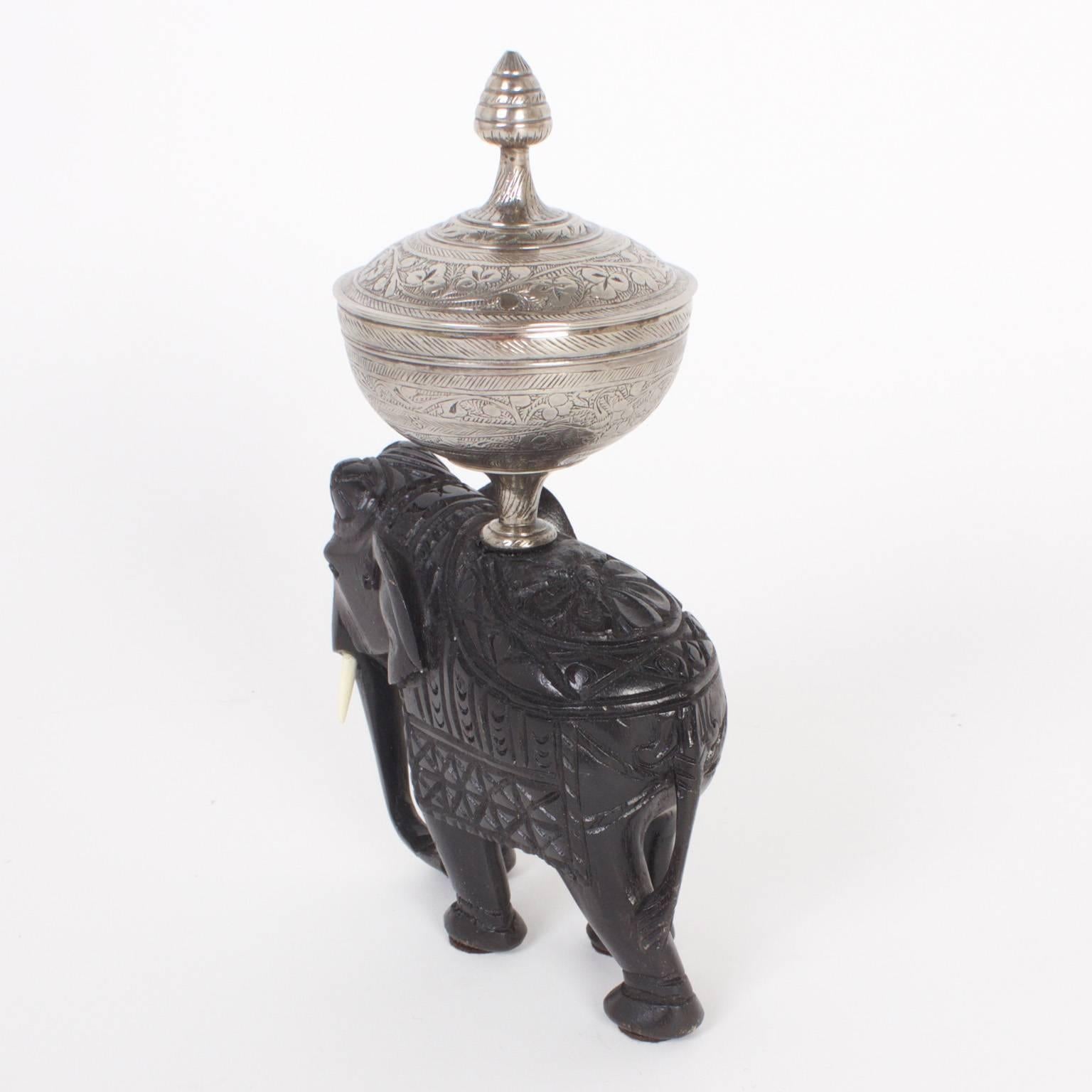 Anglo-Indian Pair of Anglo Indian Antique Tea Caddies