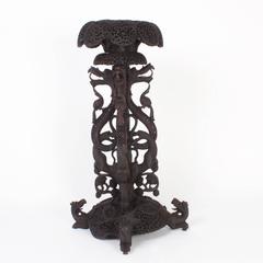 19th Century Antique Anglo-Indian Pedestal