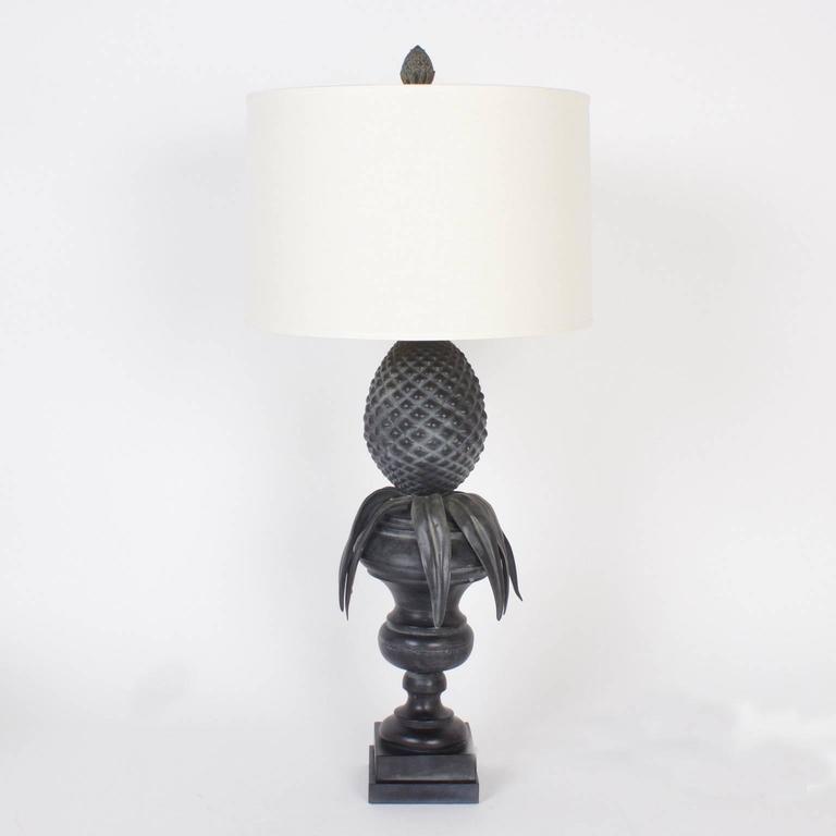 Pair of MidCentury Pineapple Lamps at 1stDibs