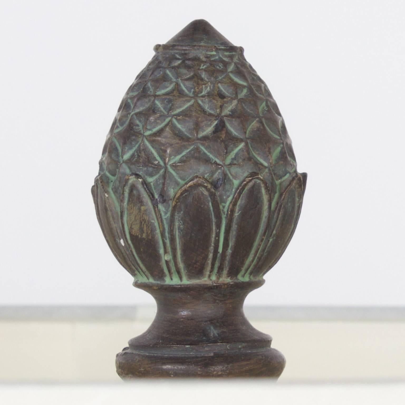 Mid-Century Modern Pair of Mid-Century Pineapple Lamps
