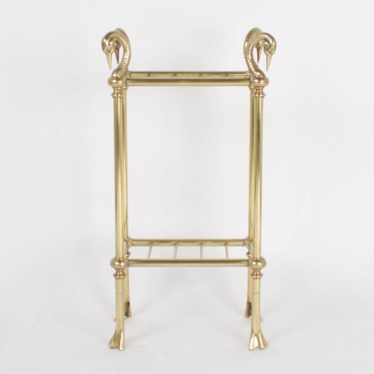 Edwardian Brass Cane Stand at 1stDibs
