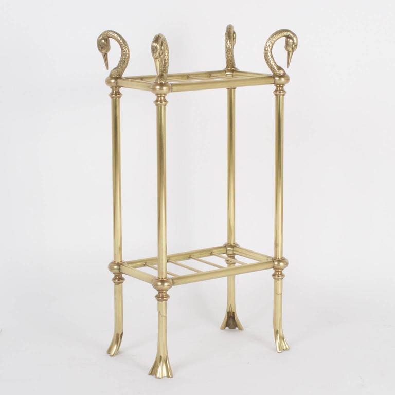 Edwardian Brass Cane Stand at 1stDibs