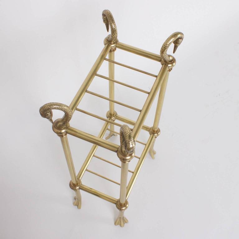 Edwardian Brass Cane Stand at 1stDibs