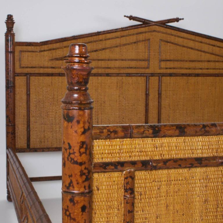 MidCentury Super KingSize Rattan Bed at 1stDibs mid century super