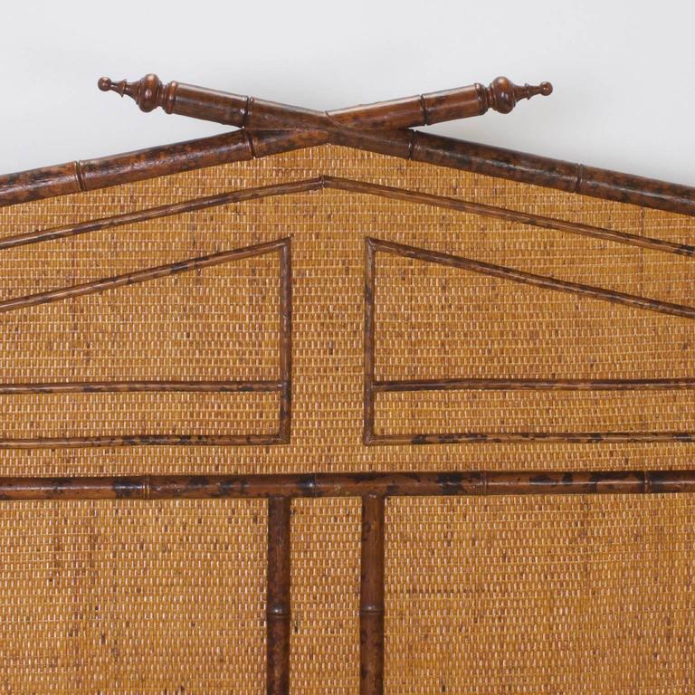 MidCentury Super KingSize Rattan Bed at 1stDibs mid century super