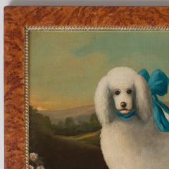 Vintage Folky Poodle Painting by Ron Lee Van Sweringen
