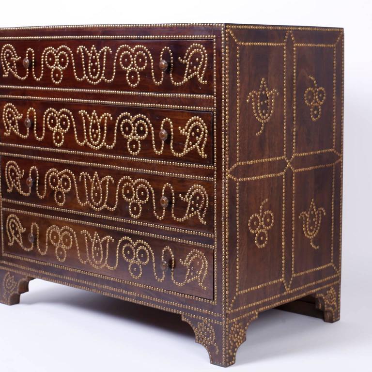 Anglo Indian Chest of Drawers or Dresser at 1stDibs