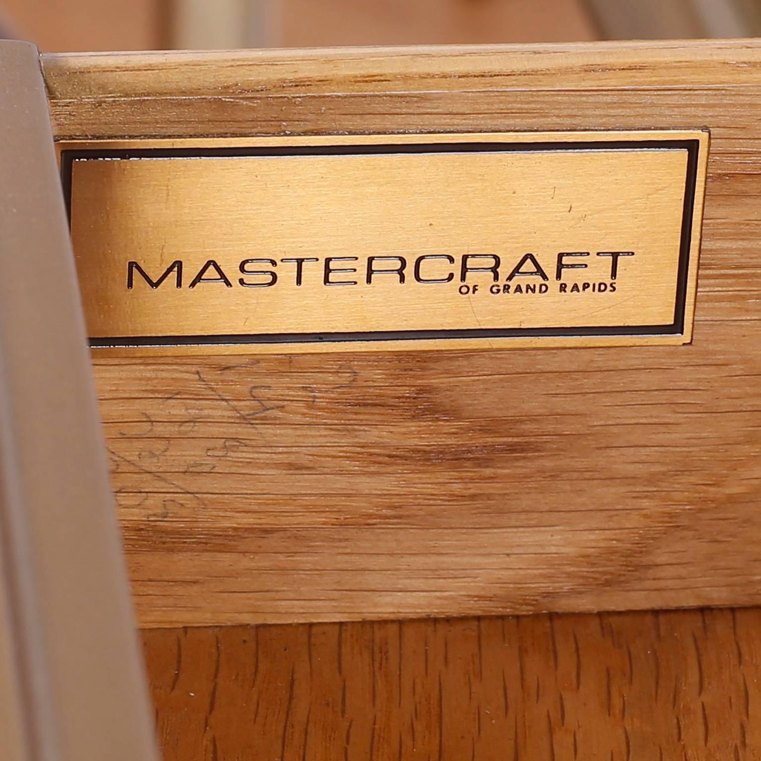 Mid-Century Brass Mastercraft Desk 3