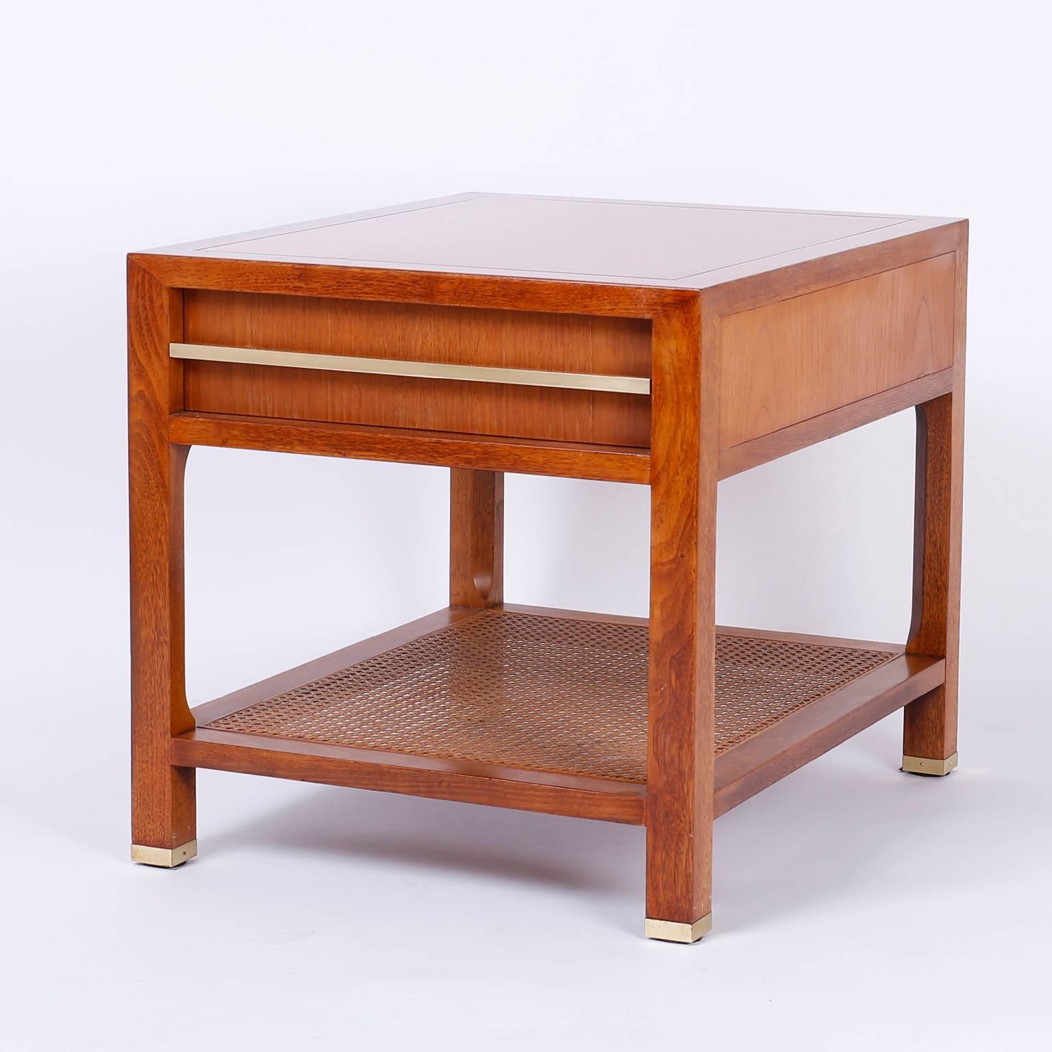 Mid-Century Modern Pair of End or Side Tables Michael Taylor for Baker