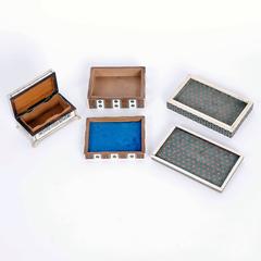 Set of Three Rare and Exotic Antique Anglo Indian Boxes, Priced Individually