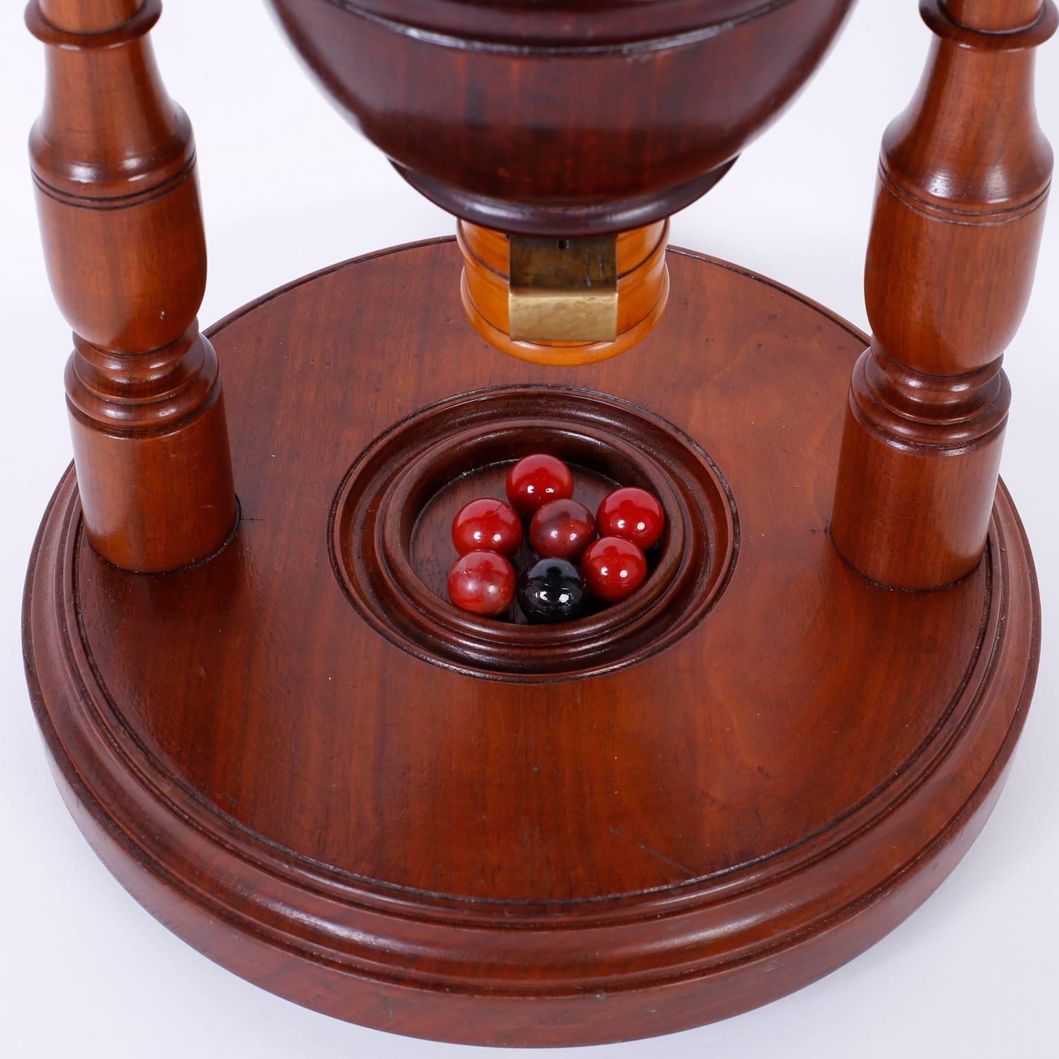 19th Century British Colonial Wood Counter Game For Sale 3