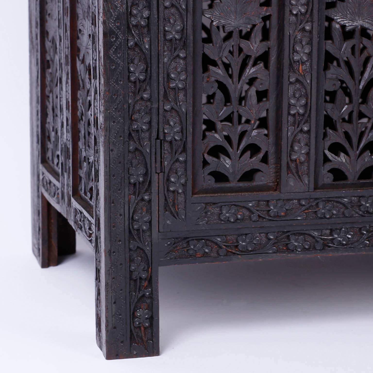 Anglo Indian Table with a Two-Door Cabinet 2