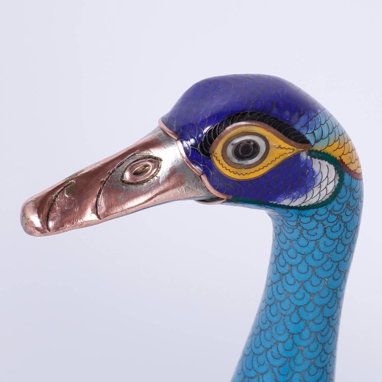 Pair of Cloisonné Ducks at 1stDibs cloisonne duck
