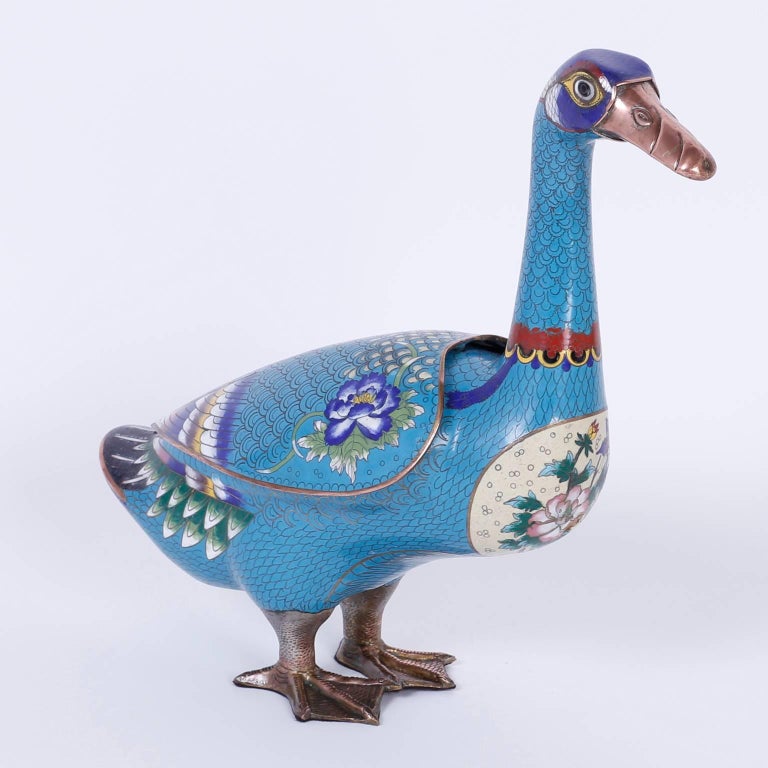 Pair of Cloisonné Ducks at 1stDibs cloisonne duck
