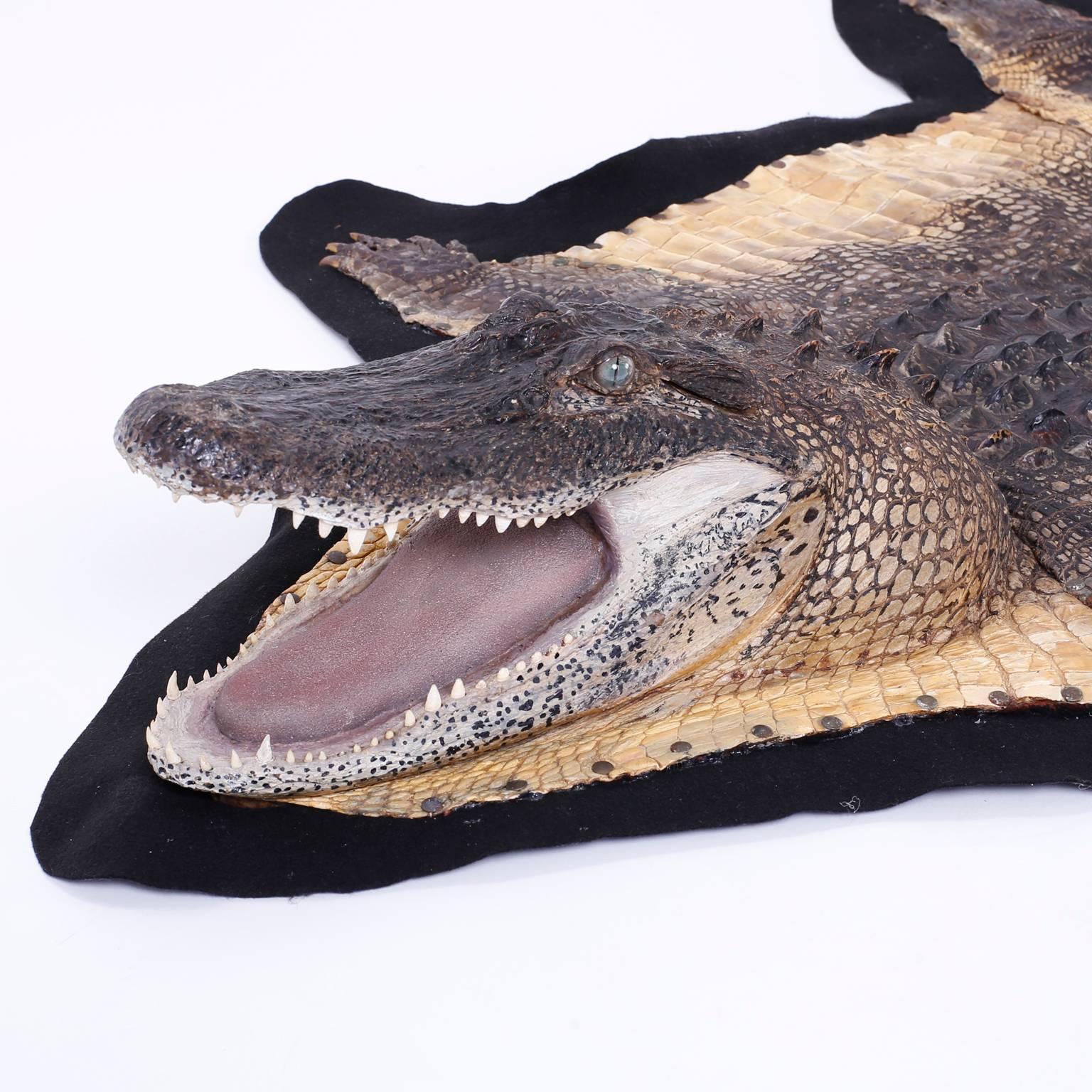aligator rug