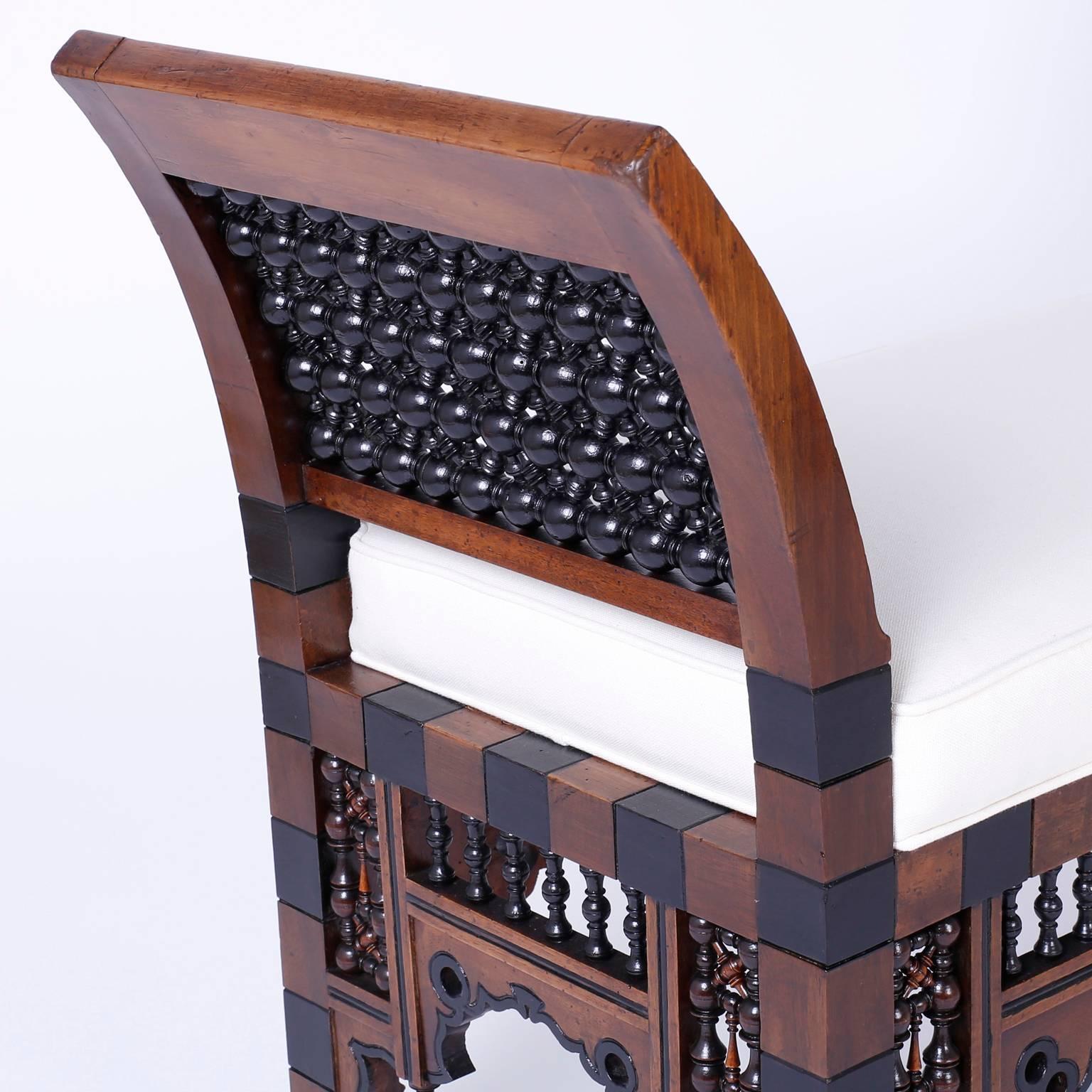 Moorish Syrian or Moroccan Bench