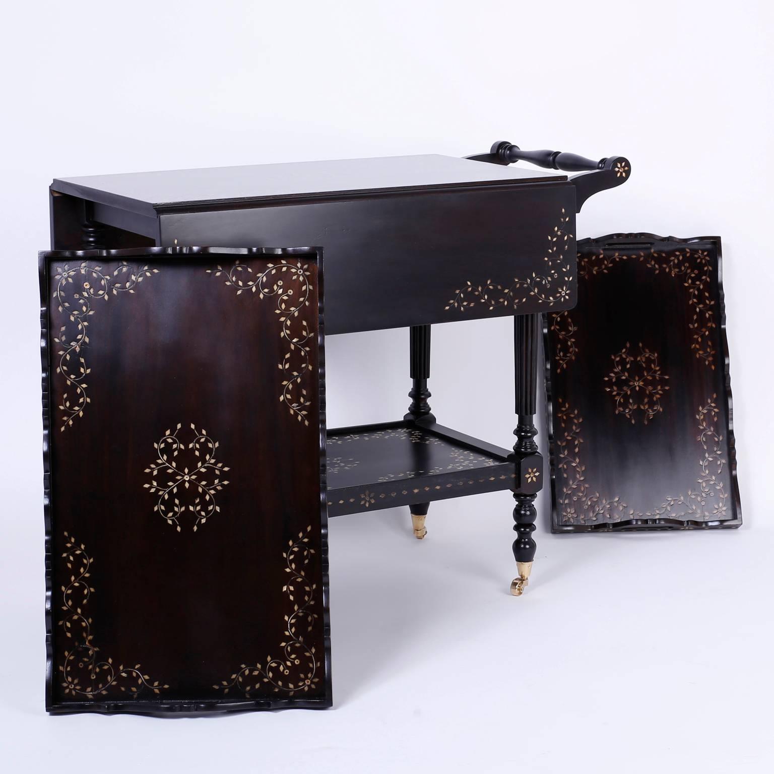 Anglo-Indian Serving or Bar Cart 1