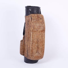 Vintage Wicker Golf Bag