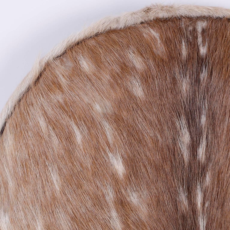 AngloIndian Deer Hide Pillow For Sale at 1stDibs deer skin pillow