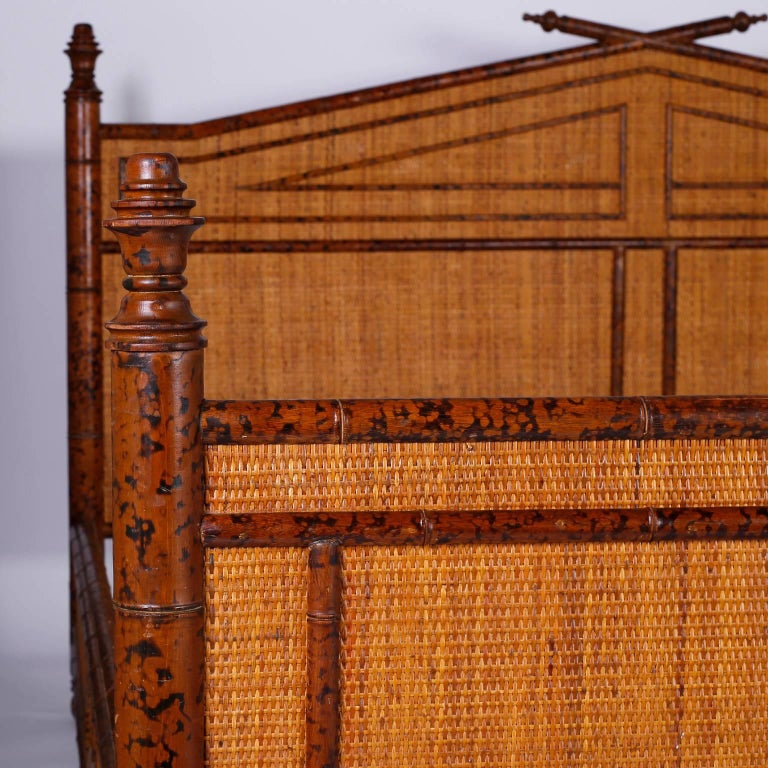 Faux Bamboo KingSize Bed For Sale at 1stdibs