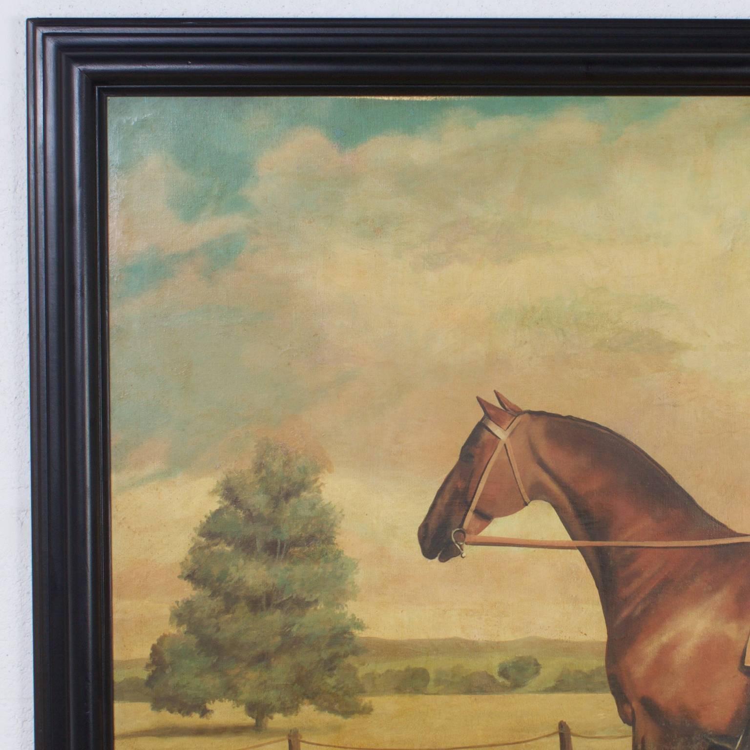 large horse painting
