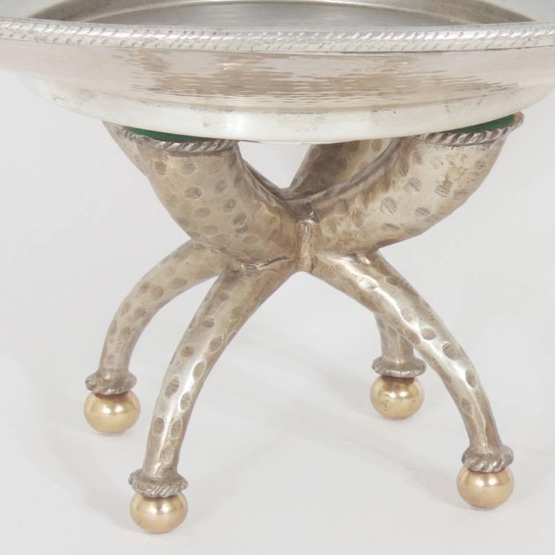 Modern Silver and Brass Bowl For Sale 2