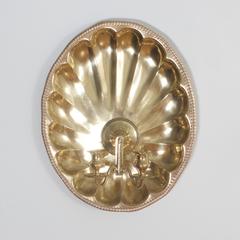 Brass Shell Sconces