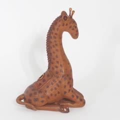 Wicker Giraffe Box