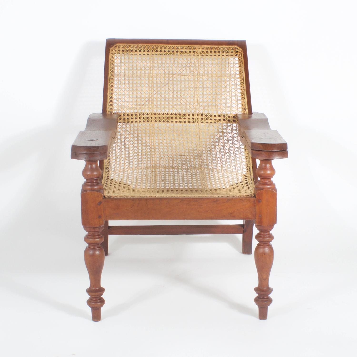 Plantation Cane Chair For Sale at 1stdibs