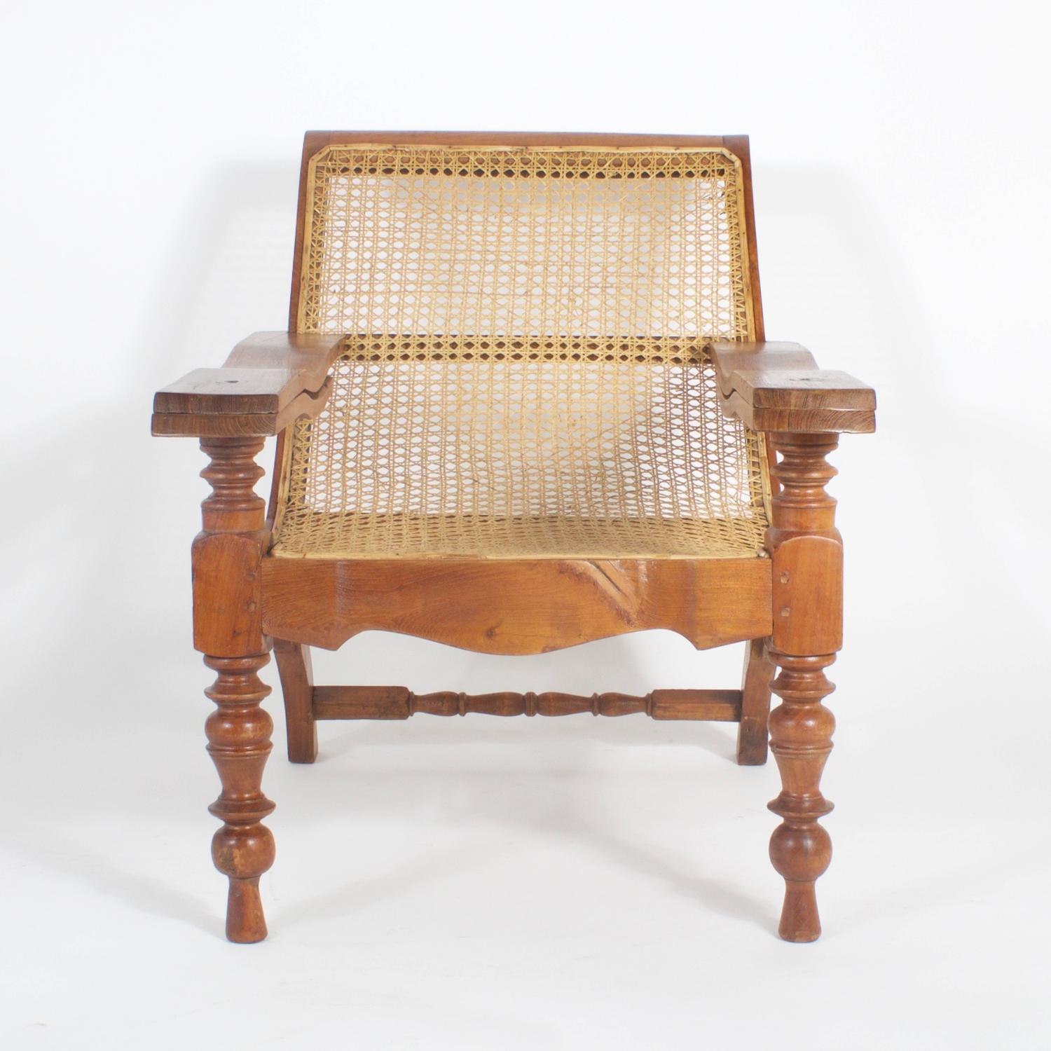 Java Plantation Chair Antique Mahogany Plantation Chair For Sale at 1stdibs
