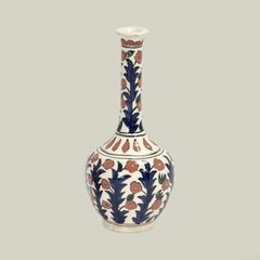 Jarrones para Botellas o Capullos de Cerámica Esmaltada Estilo Iznic Turco, Precio por unidad