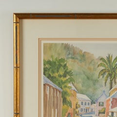 Vintage Lithograph of Bermuda by Mary Powell