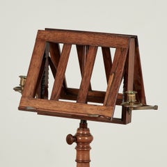 Antique English Rosewood Book or Music Stand