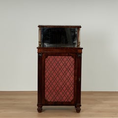 Antique English Regency Rosewood Chiffonier or Cabinet