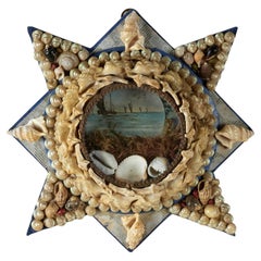 Antique British Colonial Star Form Sailors Valentine