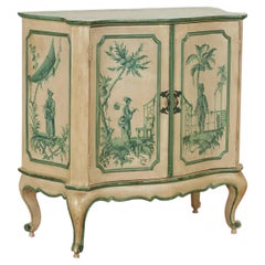 Vintage Italian Chinoiserie Decorated Cabinet